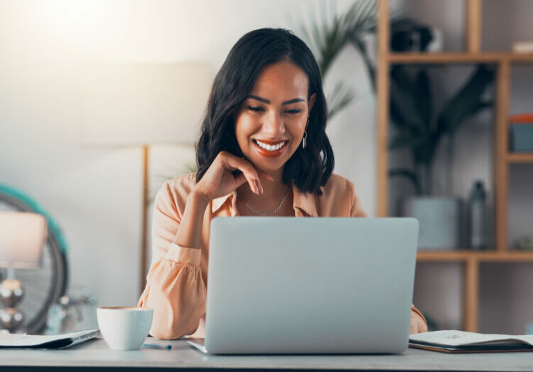 woman Working on laptop